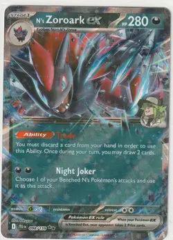 N's Zoroark ex 098/159 SV09: Journey Together - Pokemon Card - NM - Image 1