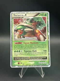 Pokemon TCG Torterra LV.X Holo Rare Card Diamond & Pearl 122/130 - Image 1