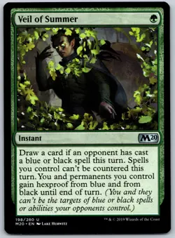 Veil of Summer U Core Set 2020 198 NM - Image 1