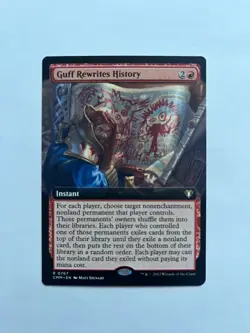Guff Rewrites History (Extended Art) Commander Masters Regular - Image 1