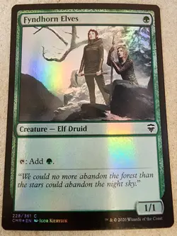 Fyndhorn Elves - #228 Foil - Commander Legends - Mtg - Image 1