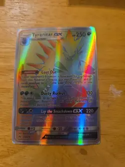 Tyranitar GX (Secret) 223/214 Sm-Lost Thunder Holo Pokemon #5 - Image 1