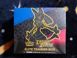POKEMON TCG CROWN ZENITH ELITE TRAINER BOX ETB - NEW SEALED 820650851476 - Image 1