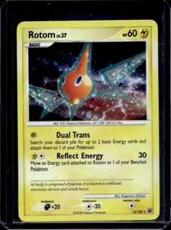 2008 Pokemon Diamond & Pearl Majestic Dawn Rotom Holo Rare #13/100 - Image 1