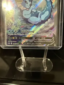 MISCUT Vaporeon V SWSH181 Rapid Strike Promo Holo Pokemon TCG - Image 3
