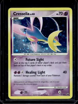 2008 Pokemon Diamond & Pearl Majestic Dawn Cresselia Holo Rare #2/100 - Image 1