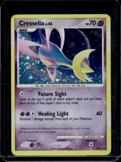 2008 Pokemon Diamond & Pearl Majestic Dawn Cresselia Holo Rare #2/100 - Image 1
