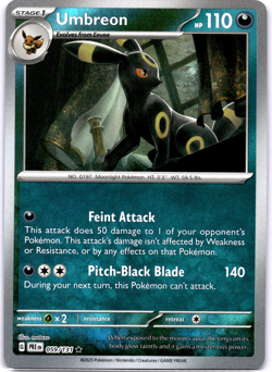 Pokemon TCG Umbreon Poke Ball 059/131 Prismatic Evolutions Holo Rare Near Mint - Image 1