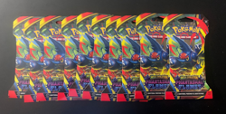 Pokemon TCG Phantasmal Flames Factory Sealed Booster Pack Lot of 10 Lot #52 - Image 1