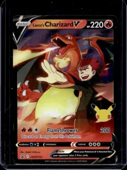 2019-2023 Pokemon SWSH Black Star Promos Lance's Charizard V #SWSH133 - Image 1
