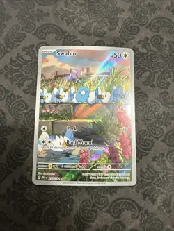 Swablu 213/182 Paradox Rift Pokemon English Illustration Rare 2023 - Image 1