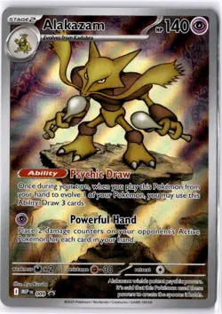 Pokemon Alakazam 009 Mega Evolution Promo NM - Image 1