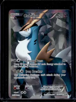 2011 Pokemon Black & White Noble Victories Cobalion Ultra Rare #100/101 - Image 1