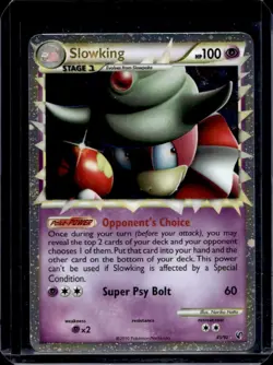 2010 Pokemon HeartGold & SoulSilver Undaunted Slowking Holo#85/90 - Image 1