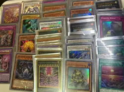 Yugioh TCG 500+ Card Collection Lot w/ 50 Holo Rares Super Ultra Secret Gold NM - Image 1
