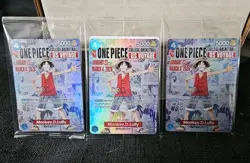One Piece College Basketball US Voyage Monkey D. Luffy Lot of 3 MINT SEALED - Image 1