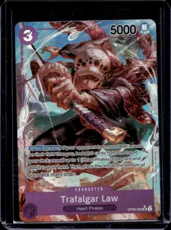 2023 One Piece Awakening of the New Era Trafalgar Law Alternate Art #OP05-069 - Image 1