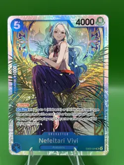 One Piece TCG - Nefeltari Vivi PRERELEASE ENGLISH EB03-024 HEROINES SR Near Mint - Image 1