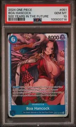 2024 ONE PIECE OP07-500 YEARS IN THE FUTURE #051 BOA HANCOCK PSA 10 - Image 1