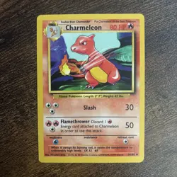 Charmeleon - 24/102 Base Set - Pokemon Card TCG - 1999 Great Condition - Image 1