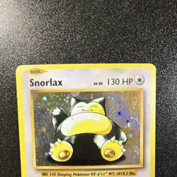 Pokemon TCG Snorlax XY179 XY Promo 2016 Holo Basic 130HP Card Stock Ken Sugimori - Image 5