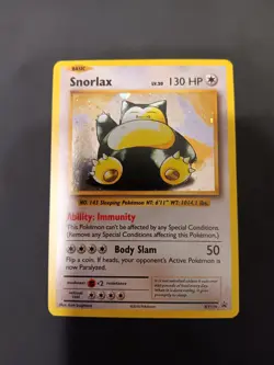 2016 Pokemon Snorlax XY179 Promo trading card - Image 1