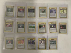 1999 Pokemon Base Set 1st Edition Shadowless 17 Trainer Cards WOTC Vintage - Image 2