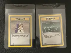 1999 Pokemon Base Set 1st Edition Shadowless 17 Trainer Cards WOTC Vintage - Image 3