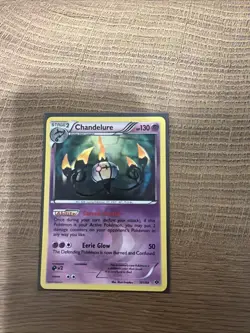Pokemon TCG Next Destinies Chandelure Holo Card 101/99 Secret Rare - Image 1