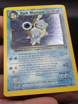 Dark Blastoise 3/82 Holo Rare Team Rocket Pokemon Card NM EG3 - Image 2