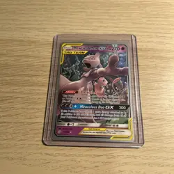 Mewtwo & mew gx tag team 2019 world championship Pokemon card - Image 1