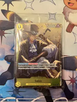 Sabo P-073 One Piece Promotion Cards Foil Sealed Pack Tin Pack Vol.2 English - Image 1