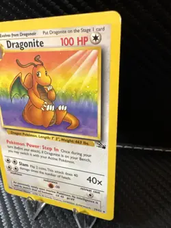 Dragonite Base Set 19/62 Rare WOTC Pokemon Card MP – Non-Holo - Image 3
