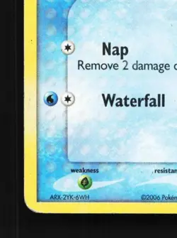 Mudkip 58/100 HP EX Crystal Guardians English Pokemon Card TCG - Image 2