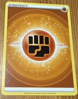 Fighting Energy Pokemon Card - Image 1