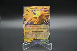 Zapdos EX & Electabuzz Pokemon Card 151 S&V Black Star Promo Cosmo - Image 1