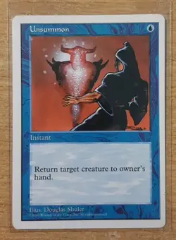 1997 MAGIC THE GATHERING 5TH EDITION UNSUMMON TD25 - Image 1