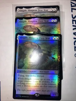 magic: the gathering lorwyn eclipsed Abigale, Eloquent First Year Lot - Image 1