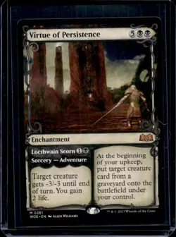 2023 Magic: MTG Wilds Of Eldraine Virtue Persistence Foil #281 - Image 1