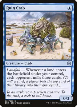 NM - Normal - Ruin Crab - 75 - Zendikar Rising - Image 1