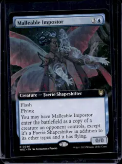 2023 Magic: MTG Wilds Of Eldraine Malleable Impostor Commander Decks #0046 - Image 1