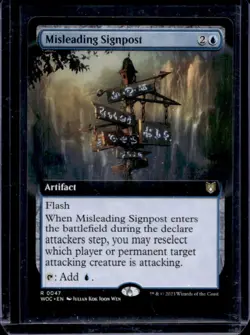 2023 Magic: MTG Wilds Of Eldraine Misleading Signpost Commander Decks #0047 - Image 1