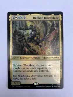 Dakkon Blackblade - FOIL - Secret Lair - Mint - Image 1
