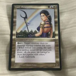MTG Magic the Gathering Legends Lady Evangela - Image 1