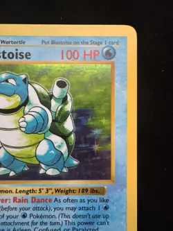1999 Pokemon Base set Shadowless Blastoise HOLO - 2/102 - MP 🔥🔥 - Image 4