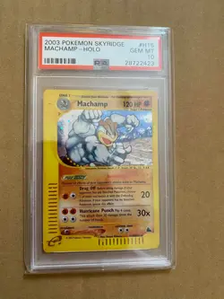 Pokemon Machamp skyridge holo PSA 10 (read description) - Image 1