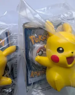 3x Pokemon Russian McDonald's 2016 Sealed Pikachu Toy mit Karte Lot Rare - Image 4