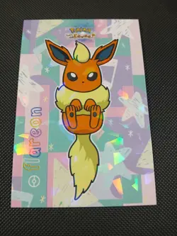 Pokemon Let's Go Eevee Database Set Peru Flareon Tail Cracked Ice US Seller - Image 1