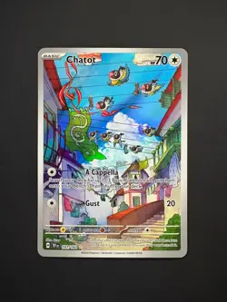 Chatot 181/162 Pokemon Temporal Forces Illustration Rare Near Mint (NM) 2024 - Image 1