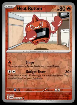 Heat Rotom 043/182 Common Destined Rivals Pokemon Reverse Holo Near Mint - Image 1